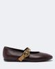 Burberry Burberry Burberry Check leather Mary Jane flats - 5