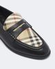 Burberry Burberry Burberry Check leather penny loafers - 5