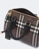 Burberry Burberry Burberry Check Mini canvas bowling bag - 3