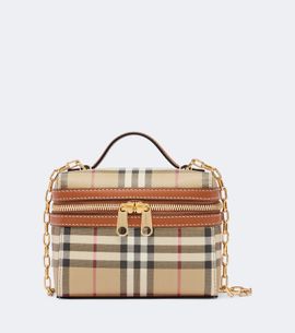 Burberry Burberry Burberry Check mini vanity bag
