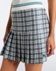 Burberry Burberry Burberry Check pleated tweed miniskirt - 3