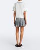 Burberry Burberry Burberry Check pleated tweed miniskirt - 5