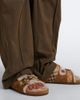 Burberry Burberry Burberry Check shearling-lined suede sandals - 3