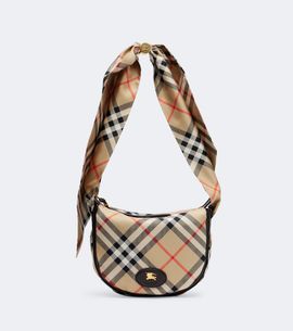 Burberry Burberry Burberry Check silk twill shoulder bag