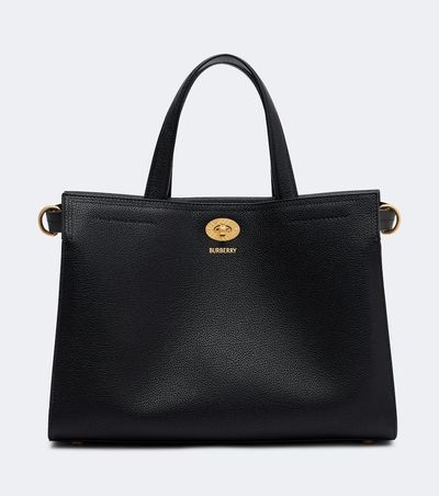 Burberry Burberry Burberry Check Small leather top-handle bag