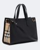 Burberry Burberry Burberry Check Small leather top-handle bag - 4