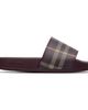 Burberry Burberry Burgundy Check Slides - 1