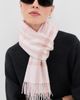 Burberry Burberry Cashmere Check Scarf Quartz Pink One - 3
