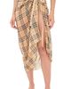 Burberry Burberry Check Cotton Sarong Sand One - 1
