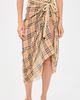 Burberry Burberry Check Cotton Sarong Sand One - 2