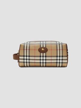 Burberry Burberry Check Cotton Travel Pouch