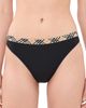 Burberry Burberry Check Trim Bikini Bottoms Black - 1