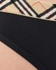 Burberry Burberry Check Trim Bikini Bottoms Black - 5