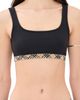 Burberry Burberry Check Trim Bikini Top Black - 1