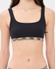 Burberry Burberry Check Trim Bikini Top Black - 2