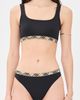 Burberry Burberry Check Trim Bikini Top Black - 5