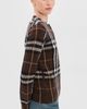 Burberry Burberry Clara Checkered Cardigan Treacle Brown - 4