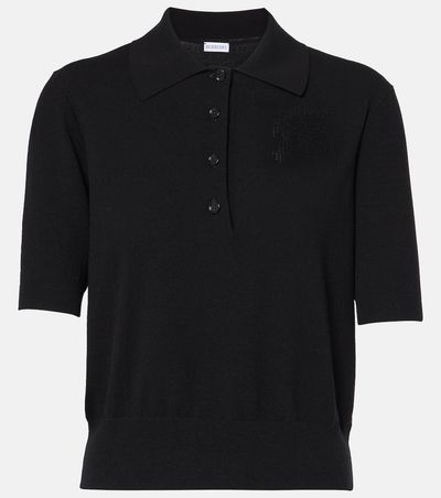 Burberry Burberry Cotton-blend polo shirt