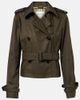 Burberry Burberry Cropped cotton gabardine trench jacket - 1