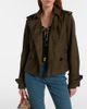Burberry Burberry Cropped cotton gabardine trench jacket - 2