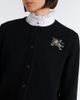 Burberry Burberry EKD embellished wool and cashmere cardigan - 3