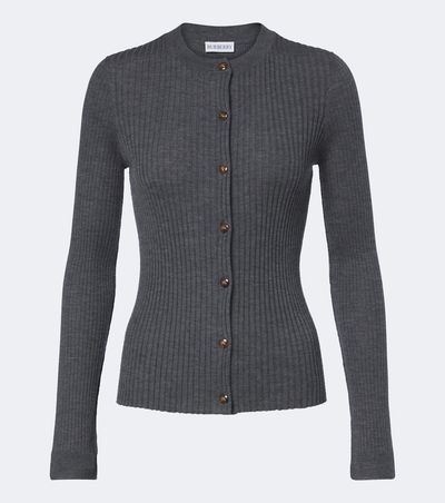 Burberry Burberry EKD ribbed-knit cashmere cardigan
