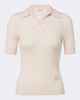 Burberry Burberry EKD ribbed-knit cashmere polo shirt - 1