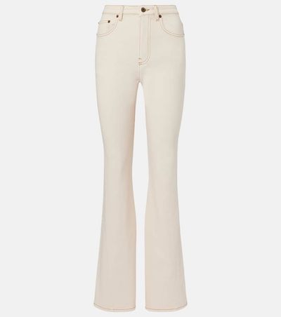 Burberry Burberry Embroidered flared jeans