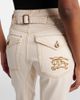 Burberry Burberry Embroidered flared jeans - 5