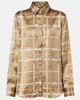 Burberry Burberry Emma printed satin shirt - 1