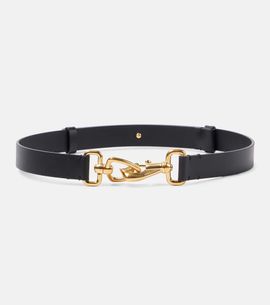 Burberry Burberry Equestrian leather belt