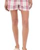 Burberry Burberry Evelyn Check Shorts Aubergine Purple - 1
