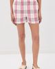 Burberry Burberry Evelyn Check Shorts Aubergine Purple - 2