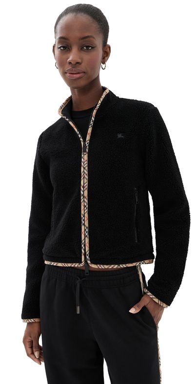 Burberry Burberry Felicia Fleece Zip Black