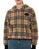 Burberry Burberry Fiona Fleece Cropped Jacket Sand IP Check - 1