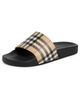 Burberry Burberry Furley Check Slide Sandals Archive Beige IP Check - 1
