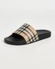 Burberry Burberry Furley Check Slide Sandals Archive Beige IP Check - 2