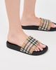 Burberry Burberry Furley Check Slide Sandals Archive Beige IP Check - 3