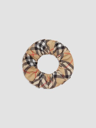 Burberry Burberry Girl's Girl's Check Cotton Scrunchie