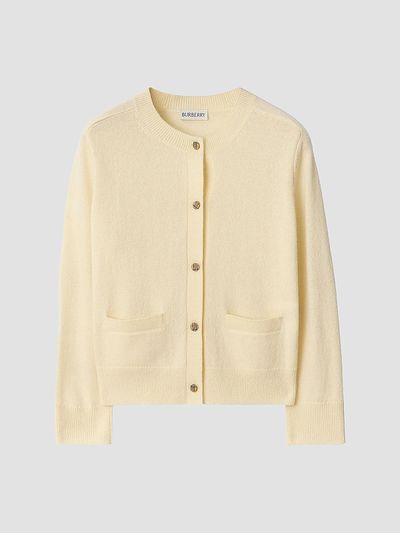 Burberry Burberry Girl's Little Girl's & Girl's Ailsa Check Patch Wool-Cashmere Cardigan