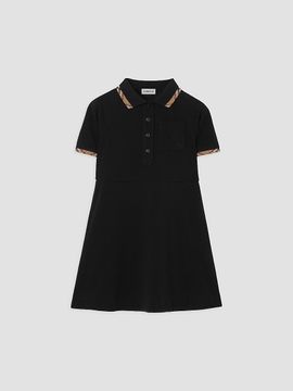 Burberry Burberry Girl's Little Girl's & Girl's Check-Trim Polo Shirtdress