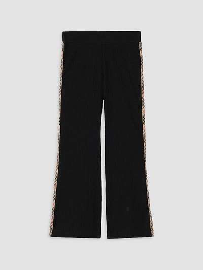Burberry Burberry Girl's Little Girl's & Girl's Mina Ribbed Stretch-Cotton Pants