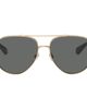 Burberry Burberry Gold Metal Check Aviator Sunglasses - 1