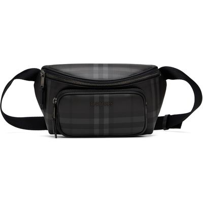 Burberry Burberry Gray City Check Belt Bag