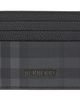 Burberry Burberry Gray City Check Card Holder - 1