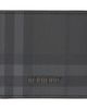 Burberry Burberry Gray City Check Slim Bifold Wallet - 1