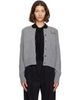 Burberry Burberry Gray Wool Cardigan - 1