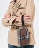 Burberry Burberry Horseshoe Pouch Chocolate Brown One - 3