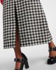 Burberry Burberry Houndstooth twill maxi skirt - 5