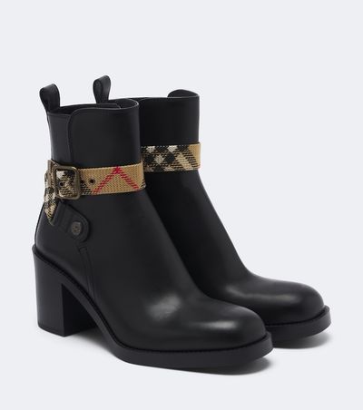 Burberry Burberry Huntley leather ankle boots